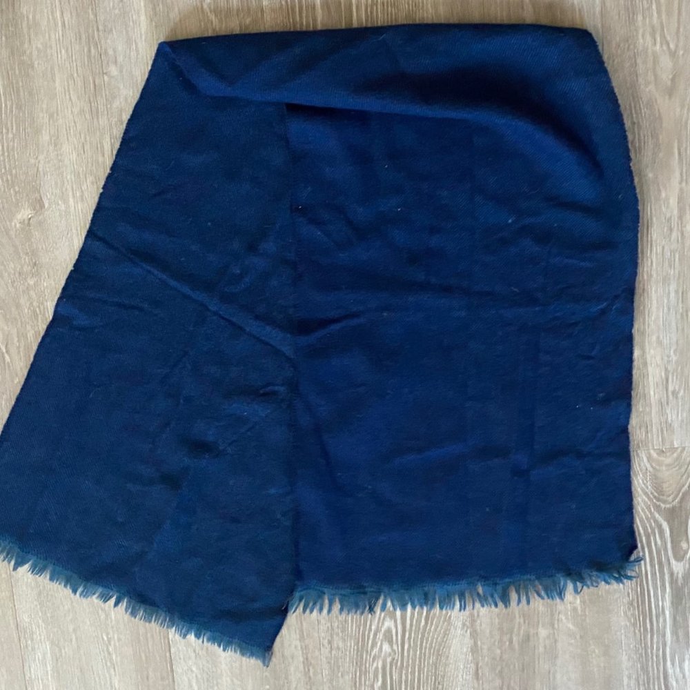 Unisex Preppy Scandi Girl Y2K Officecore Cashmere Wool Scarf Made in Scotland